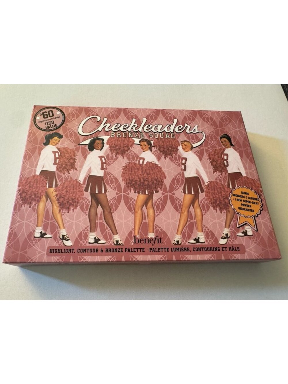New Benefit Cheekleaders Bronze Squad Bronzer Face Palette Brush C9